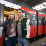 1. Cast Petticoat opent eerste treinrit Fyra naar Breda